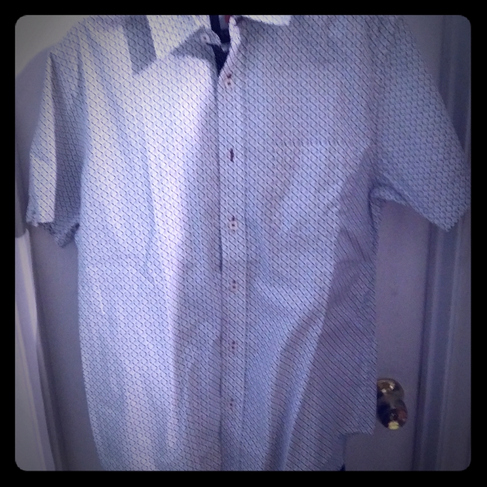 SQWEAR mens short sleeve button up shirt